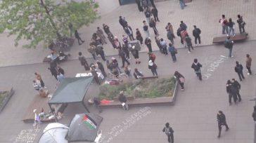 Κατάληψη φοιτητών με συνθήματα εναντίον του Ισραήλ στο Πανεπιστήμιο της Λειψίας