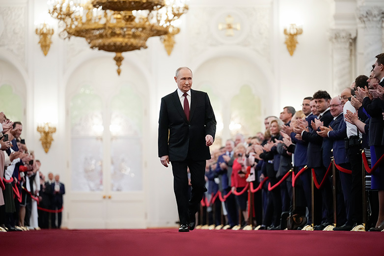 Ο Βλαντίμιρ Πούτιν ορκίστηκε για μια πέμπτη θητεία στον προεδρικό θώκο