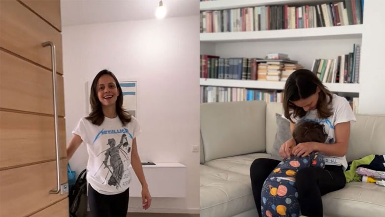 Η Εφη Αχτσιόγλου ανοίγει για πρώτη φορά το σπίτι της – Τα πλάνα με τον Δημήτρη Τζανακόπουλο και τον γιο τους