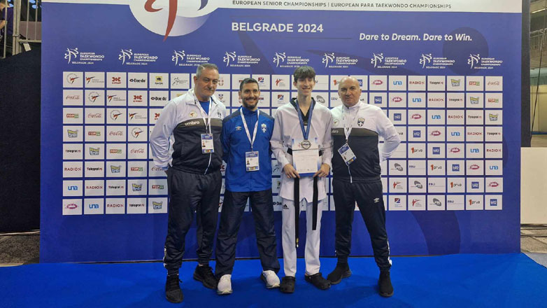 Ταεκβοντό: «Ασημένιος» πρωταθλητής Ευρώπης ο Κωνσταντίνος Δημητρόπουλος