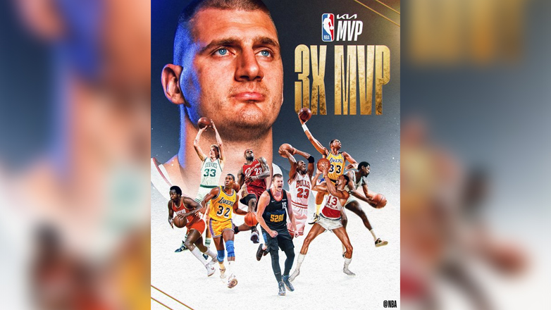 NBA: Για τρίτη φορά MVP ο Νίκολα Γιόκιτς