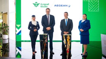Η AEGEAN και η Saudia ανακοίνωσαν τη συνεργασία τους για πτήσεις κοινού κωδικού κατά τη διάρκεια της Arabian Travel Market 2024, στο Ντουμπάι