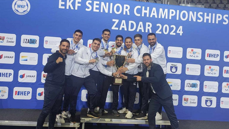 Καράτε: Πέντε μετάλλια και 4η δύναμη στην Ευρώπη η Ελλάδα