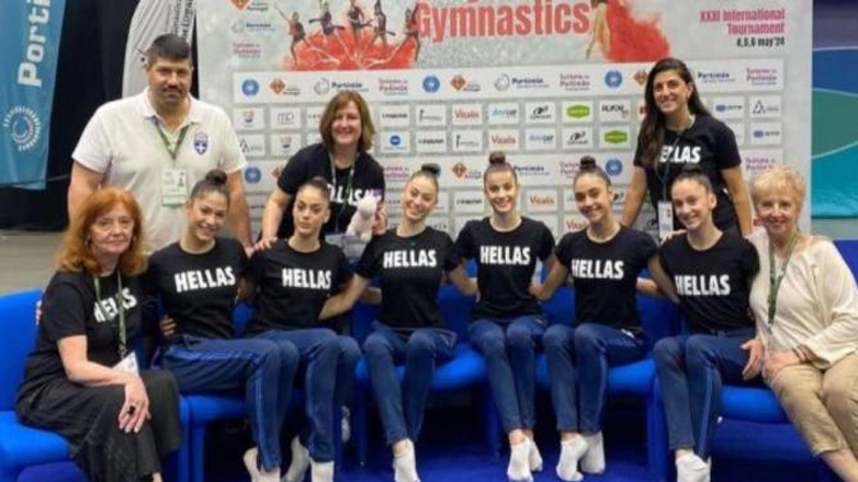 Ρυθμική γυμναστική: Πέμπτη θέση για την εθνική ανσάμπλ στο Πορτιμάο