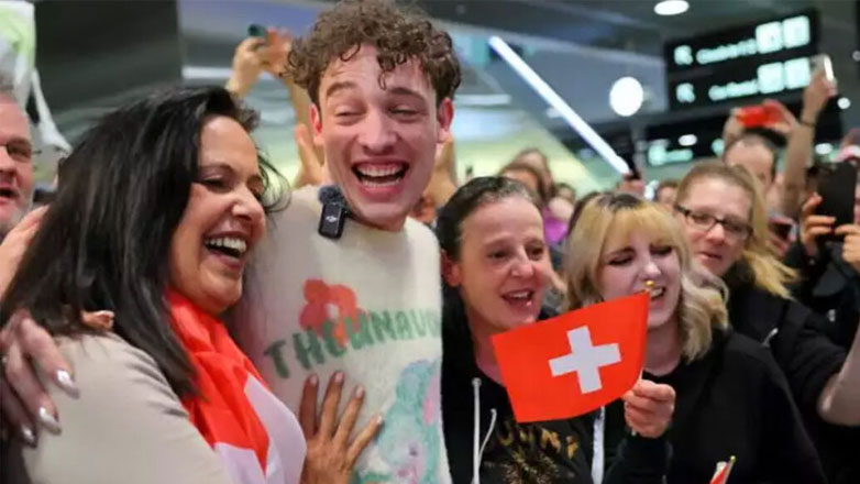 Το Nemo επέστρεψε στην Ελβετία ως νικητής της Eurovision – Η θερμή υποδοχή στο αεροδρόμιο