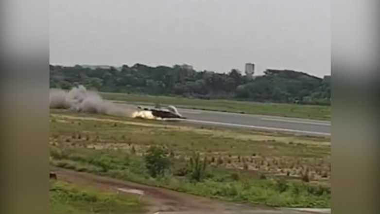 Σοκαριστικό βίντεο με συντριβή πολεμικού αεροσκάφους σε άσκηση