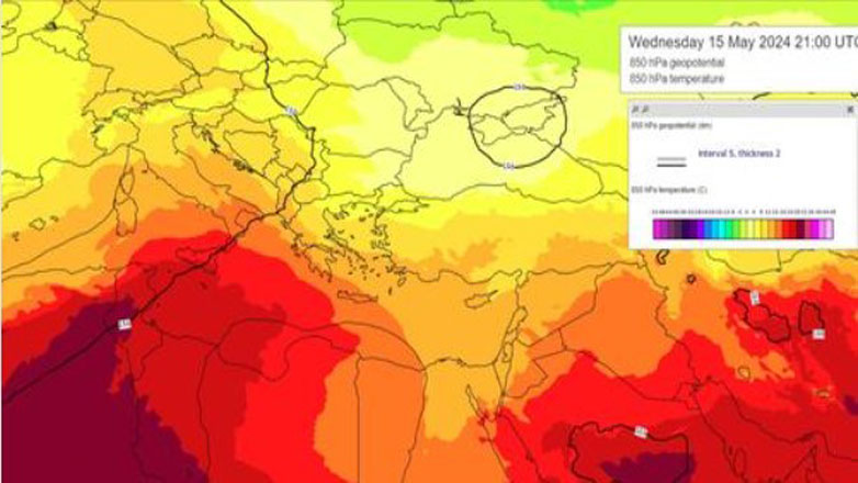 Τριήμερο με «υποτροπικό αεροχείμαρρο» και υψηλές θερμοκρασίες