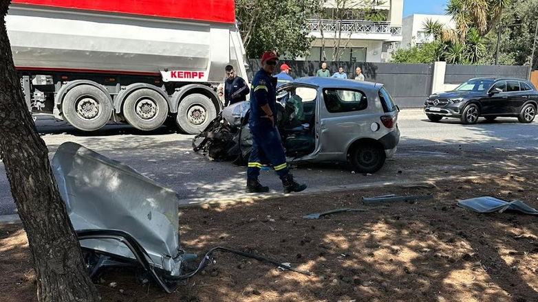 Σοκαριστικό τροχαίο δυστύχημα στο Καβούρι – Νεκρός 37χρονος