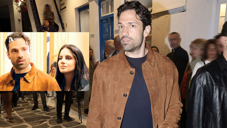 Κωνσταντίνος Αργυρός & Αλεξάνδρα Νίκα: Μαζί στα σοκάκια της Μυκόνου