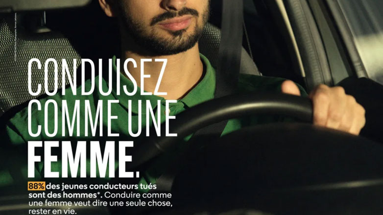 Καμπάνια στη Γαλλία, προτρέπει τους άνδρες να οδηγήσουν όπως οι γυναίκες!
