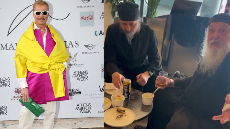 Λάκης Γαβαλάς: Η στιγμή που τρεις καλόγεροι τον ρωτούν αν είναι άνδρας ή γυναίκα – Η αντίδρασή του