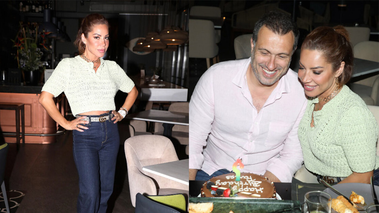 Μαριάντα Πιερίδη: Τρυφερές αγκαλιές με τον σύντροφό της Πάνο Ιωάννου στο πάρτι για τα γενέθλιά του