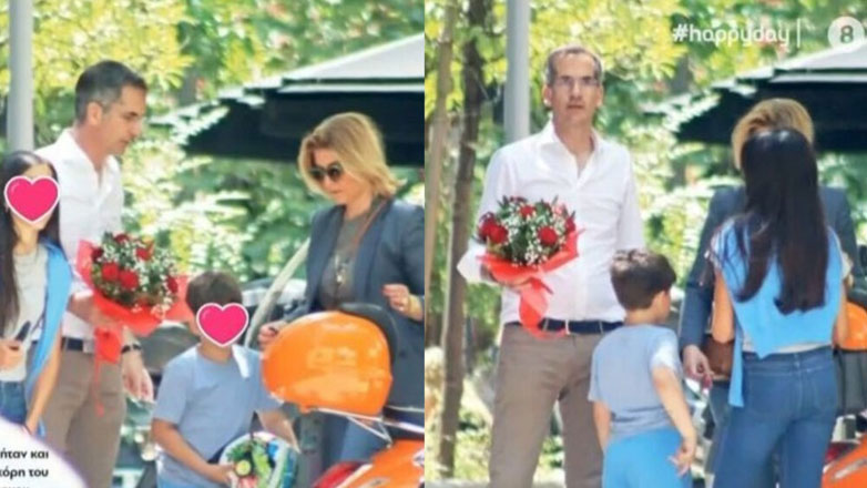 Κώστας Μπακογιάννης – Σία Κοσιώνη: Οικογενειακή έξοδος στο κέντρο της Αθήνας μαζί με τα παιδιά τους