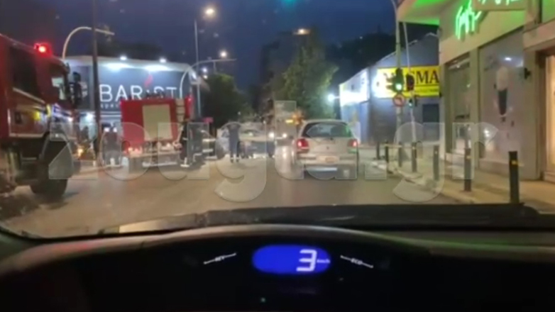 Τροχαίο ατύχημα στην οδό Λιοσίων