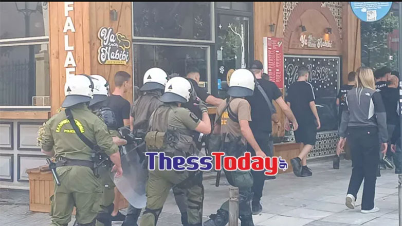 Πολεμική ζώνη η Καμάρα – Πρωτοφανή αστυνομικά μέτρα για τη συγκέντρωση του ΠΑΟΚ