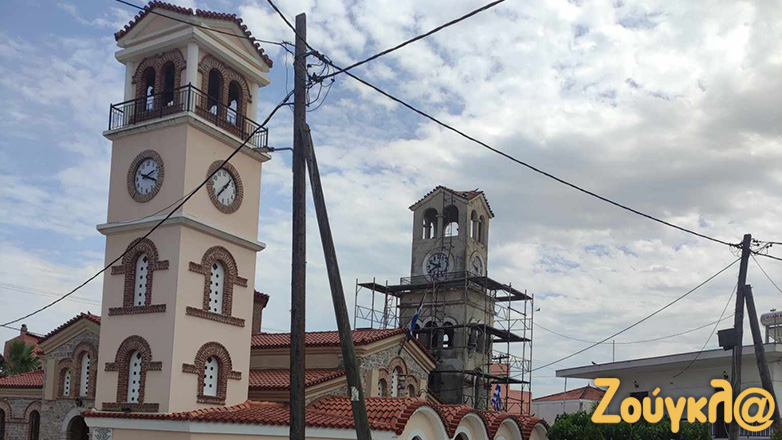 Καταγγελία: Kατεδαφίζουν αυθαίρετα παλαιό καμπαναριό στην Αυλίδα !