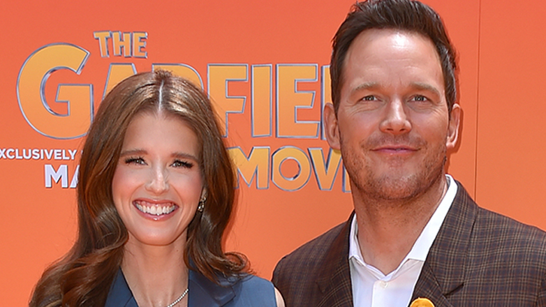 «The Garfield Movie»: Ο Κρις Πρατ πήγε στην πρεμιέρα της ταινίας με τη σύζυγό του
