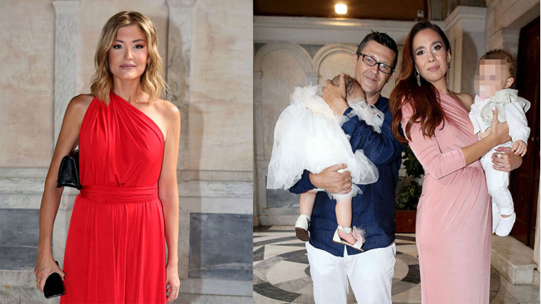 Η Ράνια Τζίμα βάφτισε την κόρη του Γιώργου Γρηγοριάδη και της Χριστίνας Ιορδανίδου