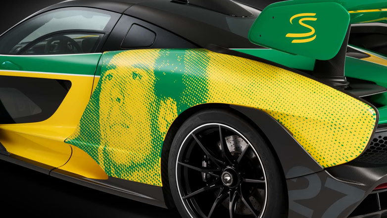 Η McLaren ζωγράφισε το πρόσωπο του Ayrton Senna στο ομώνυμο supercar – Ειδικό livery και για το GP του Μονακό