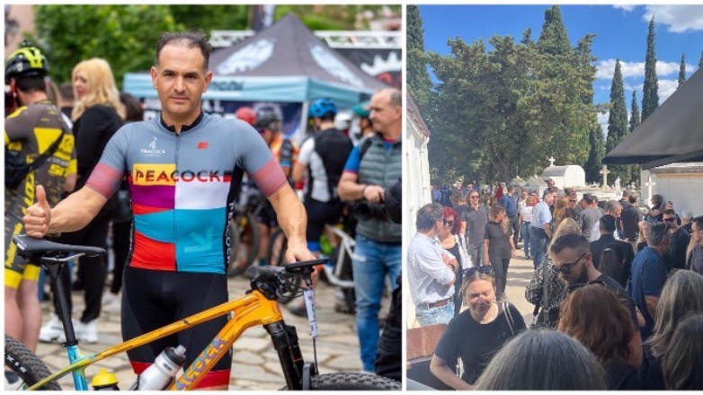 Πλήθος μοτοσυκλετιστών και ποδηλατιστών αποχαιρέτησαν τον Κυριάκο Αντωνίου