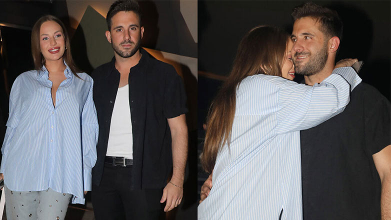 Ανδρομάχη -Γιώργος Λιβάνης: Βραδινή έξοδος για το ζευγάρι που περιμένει το πρώτο του παιδί!