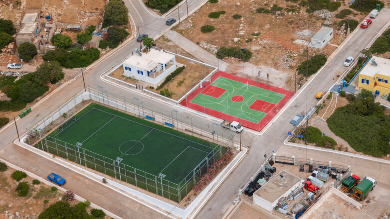 Το νέο Πολυγήπεδο στο ακριτικό Αγαθονήσι, ένας χώρος άθλησης και σωματικής υγείας 