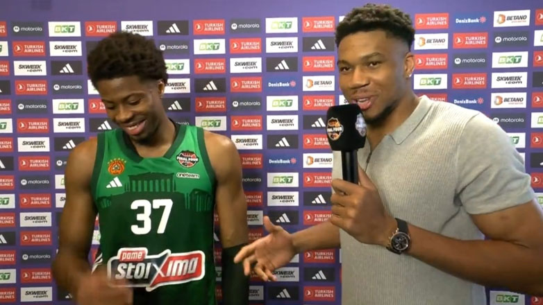 Ο Γιάννης πήρε συνέντευξη από τον Κώστα Αντετοκούνμπο