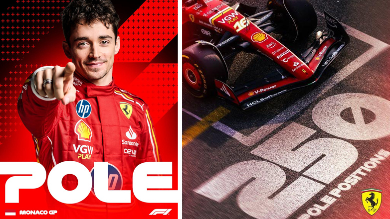 Ο Charles Leclerc έκανε τον απόλυτο χρόνο και κέρδισε την Pole Position μέσα στο «σπίτι» του
