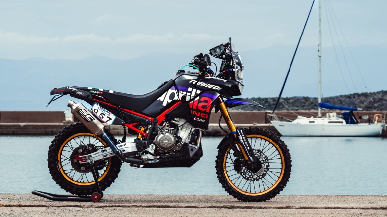 H Aprilia με δυο Tuareg 660 στο Hellas Rally Raid