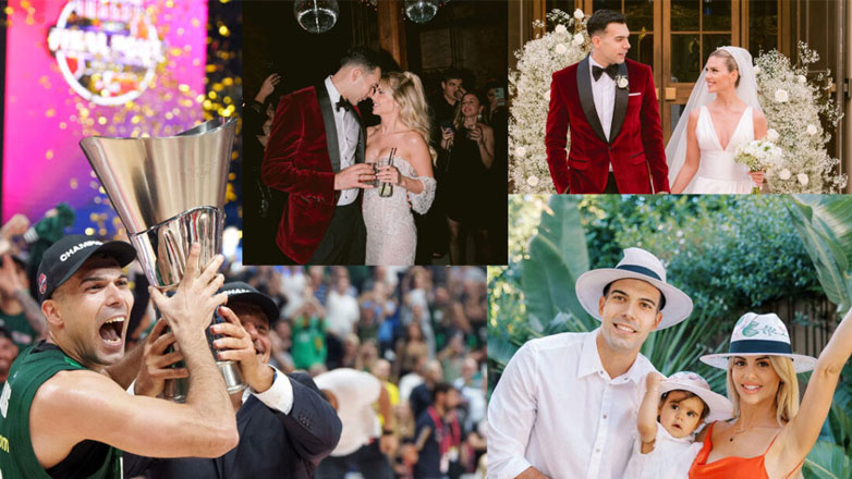 Κώστας Σλούκας: Ο παίκτης που έστειλε τον Παναθηναϊκό στην κορυφή της Ευρώπης – Ο παραμυθένιος γάμος με τη Μαρία Δαρσινού και η κόρη τους Βαλέρια