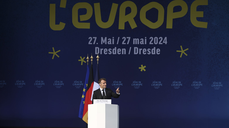 Μακρόν: Απέναντι στη ρωσική απειλή, η Ευρώπη πρέπει να μεριμνήσει η ίδια για την άμυνά της