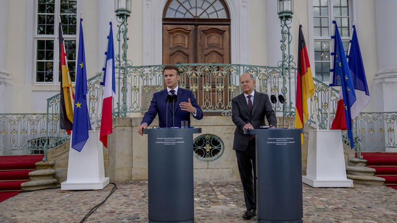 «Θα συμφωνούμε πάντα», διαβεβαίωσαν Σολτς και Μακρόν