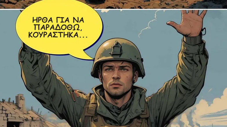 Το Κρεμλίνο χρησιμοποιεί κόμικς για τον πόλεμο στην Ουκρανία