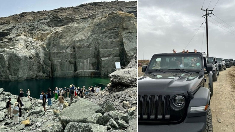 Το εντυπωσιακό event του οίκου Hermes στην Τήνο – Έφτασαν με 30 υπερπολυτελή τζιπ