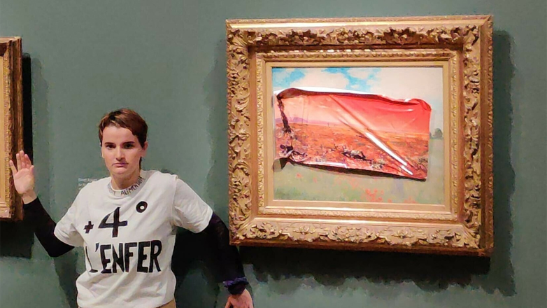 Επίθεση ακτιβίστριας κατά του πίνακα «Οι παπαρούνες» του Μονέ στη Γαλλία