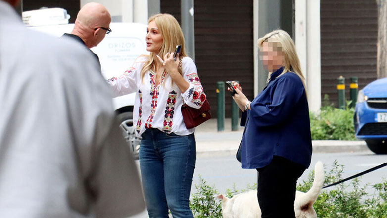 Νατάσα Θεοδωρίδου: Με boho στυλ στο κέντρο της Αθήνας