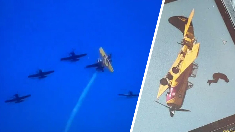 Αεροσκάφη συγκρούστηκαν κατά τη διάρκεια αεροπορικής επίδειξης