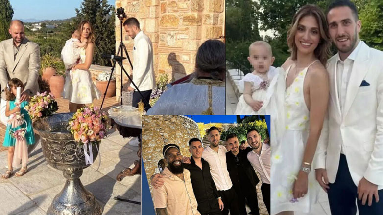 Κώστας Φορτούνης: Ο αρχηγός του Ολυμπιακού στο ποδόσφαιρο βάφτισε την κόρη του