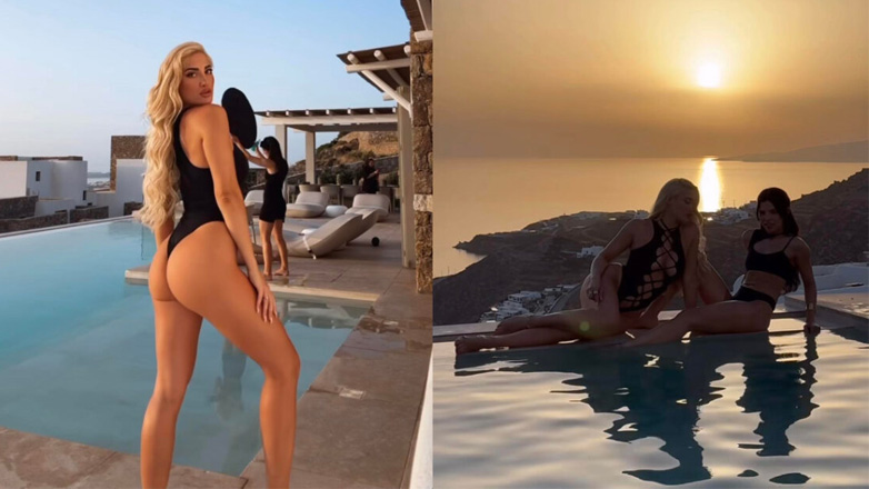 Στην Μύκονο η Ιωάννα Τούνη με αποκαλυπτικό μαγιό