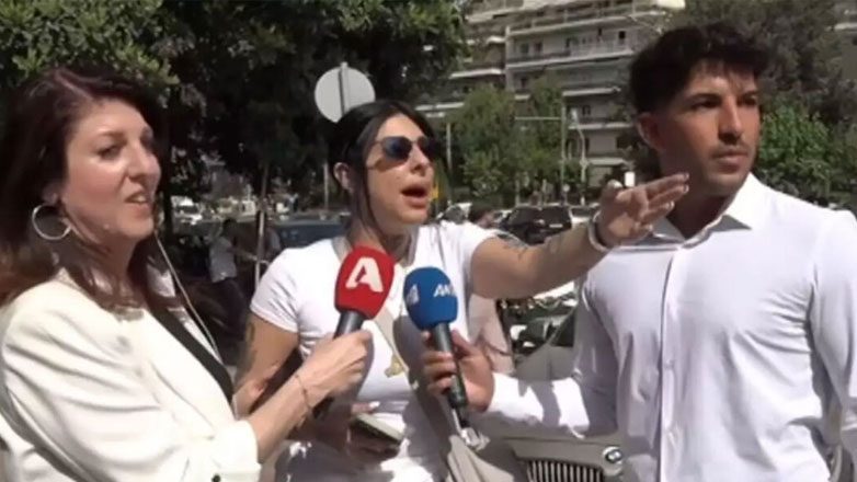 Super Κικη: Χαμός με τους δημοσιογράφους έξω από τα δικαστήρια – «Βλέπω τον κ. Τσαγκρίδη με την κ. Μπάρκα»