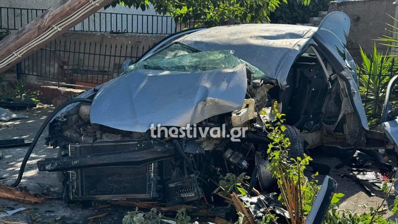 Θεσσαλονίκη: Τροχαίο δυστύχημα με θύμα 22χρονο – «Καρφώθηκε» σε κολώνα