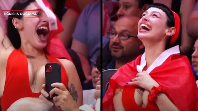 Τουρκία: Σάλος με το αποκαλυπτικό ντεκολτέ φιλάθλου σε αγώνα βόλεϊ – Ζήτησε συγγνώμη η κρατική τηλεόραση Τουρκία: Σάλος με το αποκαλυπτικό ντεκολτέ φιλάθλου σε αγώνα βόλεϊ – Ζήτησε συγγνώμη η κρατική τηλεόραση