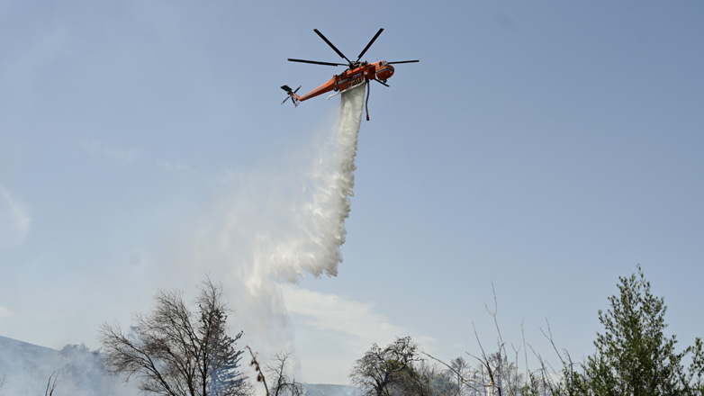 Σε εξέλιξη πυρκαγιά στην περιοχή Καινούργιο Αγρινίου