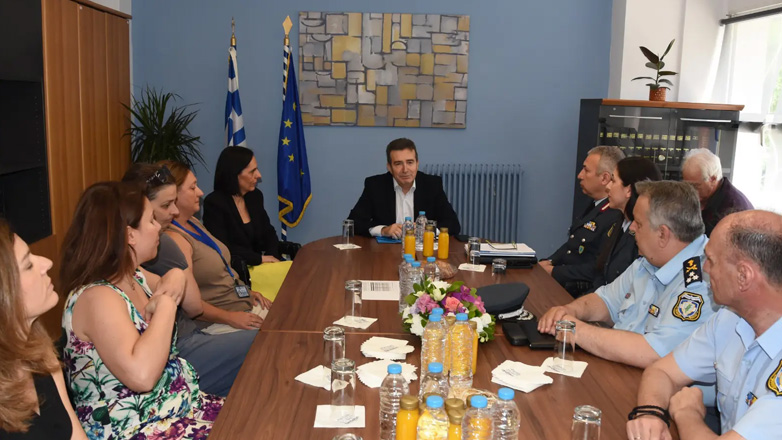 Επίσκεψη Χρυσοχοΐδη στο νέο Γραφείο Αντιμετώπισης Ενδοοικογενειακής Βίας του Α.Τ. Χαριλάου-Αναλήψεως