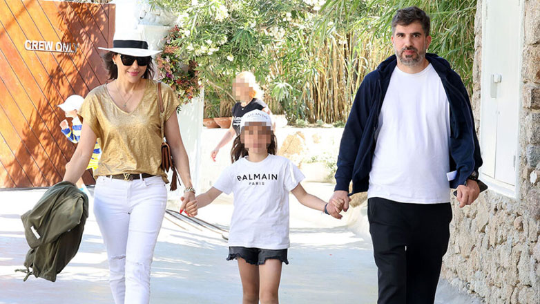 Σίσσυ Φειδά – Γιώργος Αδρίτσος: Σπάνια εμφάνιση με την κόρη τους, Διώνη