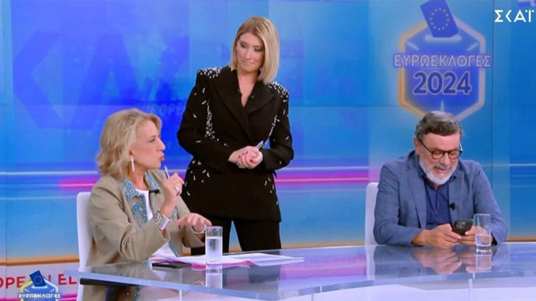 Ευρωεκλογές 2024 – Όλγα Τρέμη: Η επανεμφάνιση και οι on air ατάκες που αντάλλαξαν με τη Σία Κοσιώνη