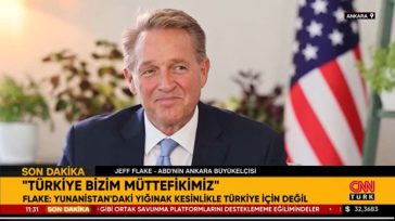 Τι δήλωσε για Αλεξανδρούπολη και F-16 ο πρέσβης των ΗΠΑ στην Άγκυρα Τζεφ Φλέικ