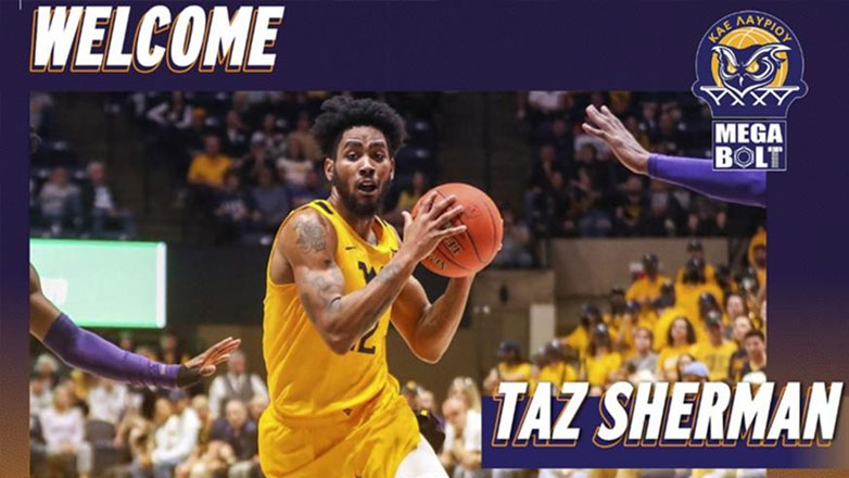 Μπάσκετ: Στο Λαύριο ο Ταζ Σέρμαν