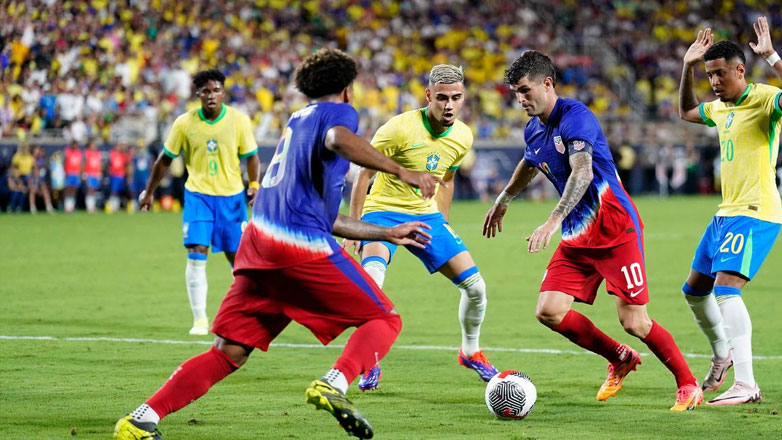 Ισόπαλες 1-1 ΗΠΑ και Βραζιλία