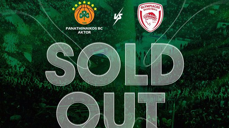 Sold out το Παναθηναϊκός – Ολυμπιακός
